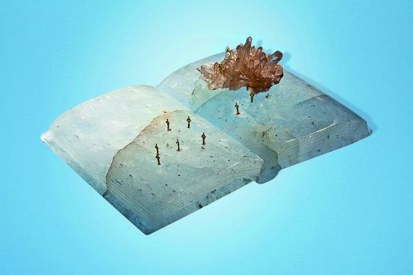 Destino I, 2011 - quartzo, bronze, drusa de quartzo (Destiny I, 2011 - quartz, bronze, quartz druse) - 8,5 x 25 x 18 cm - Foto: Levi Mendes Jr.