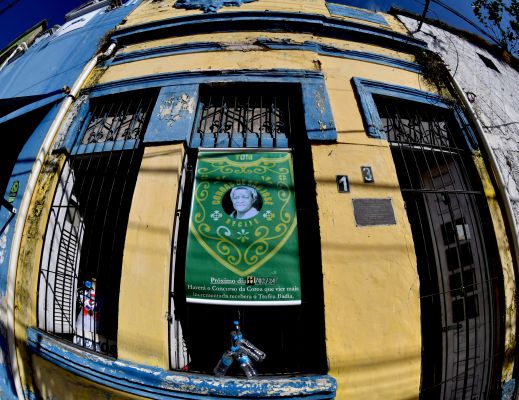 A carnavalesca Badia morava nesta casa, no Pátio do Terço, bairro de São José. Foto: Leopoldo Conrado Nunes/Cepe