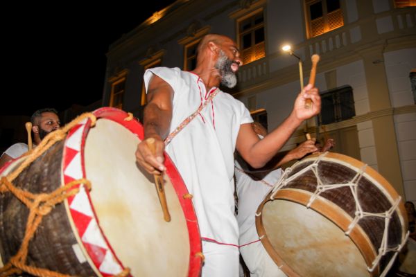 Noites dos Tambores Silenciosos no Rec'n'Play. Foto: Eduardo Cunha/Secult-PE/Fundarpe
