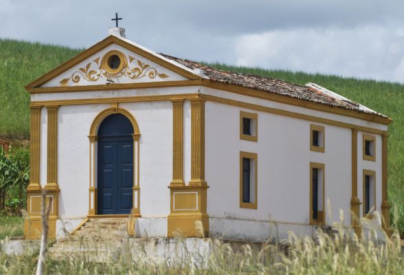 Capela do Engenho Jundiá Grande mantém atividades religiosas. Foto: Leopoldo Conrado Nunes/Cepe