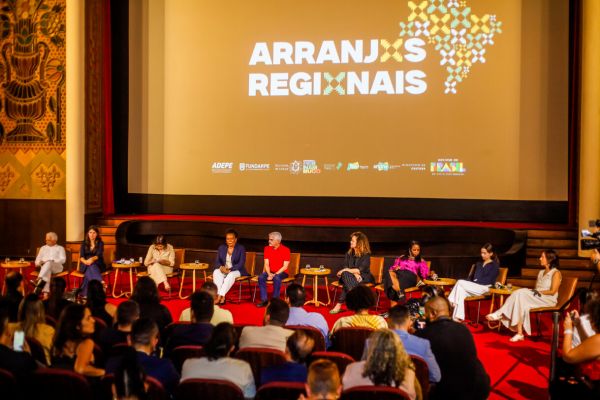 Cerimônia de Arranjos Regionais para o Audiovisual. Foto: Silla Cadengue/Secult-PE-Fundarpe