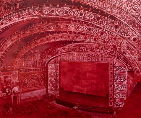 Vermelho (2026) óleo sobre tela