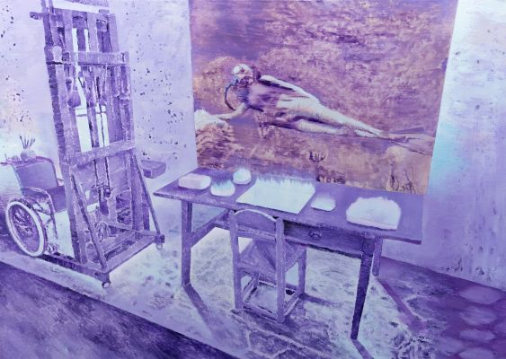 O que a água me trouxe (2026) óleo sobre tela