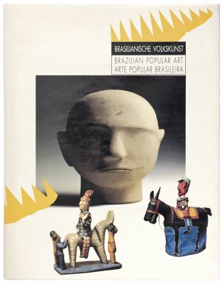 Projeto desenvolvido para a participação da Câmara Brasileira do Livro na Feira de Frankfurt, em 1994. Imagem: Reprodução