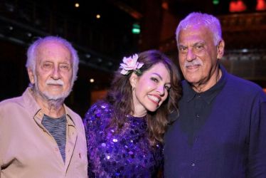 Roberto Menescal, Patty Ascher e Danilo Caymmi no Teatro Riomar