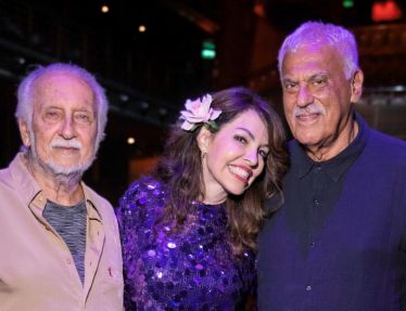 Roberto Menescal, Patty Ascher e Danilo Caymmi no Teatro Riomar