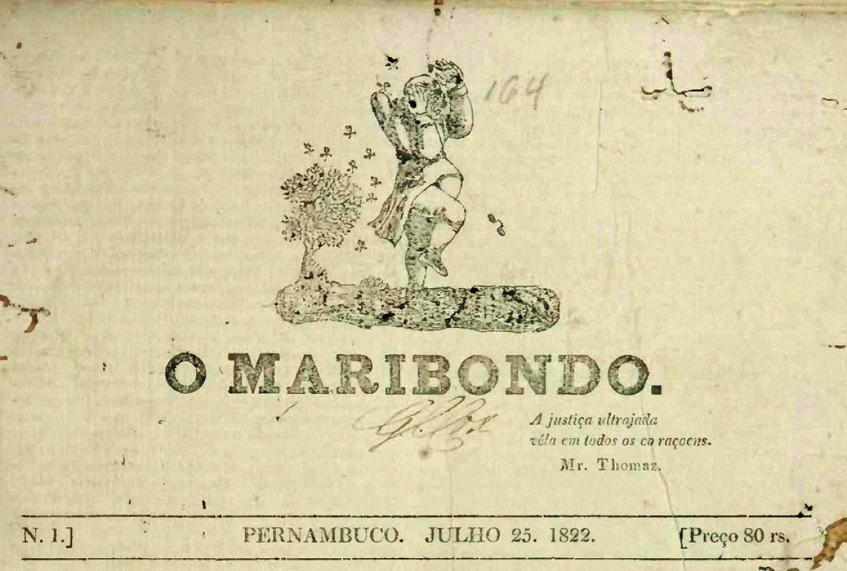 Jornal O Maribondo foi publicado no Recife em 1822, ano da Independência