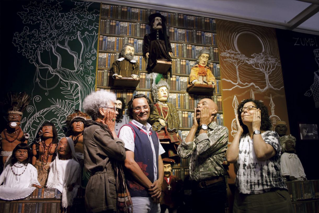 Fátima Caio, Marcondes Lima, Fábio Caio e Carla Denise, fundadores do Mão Molenga