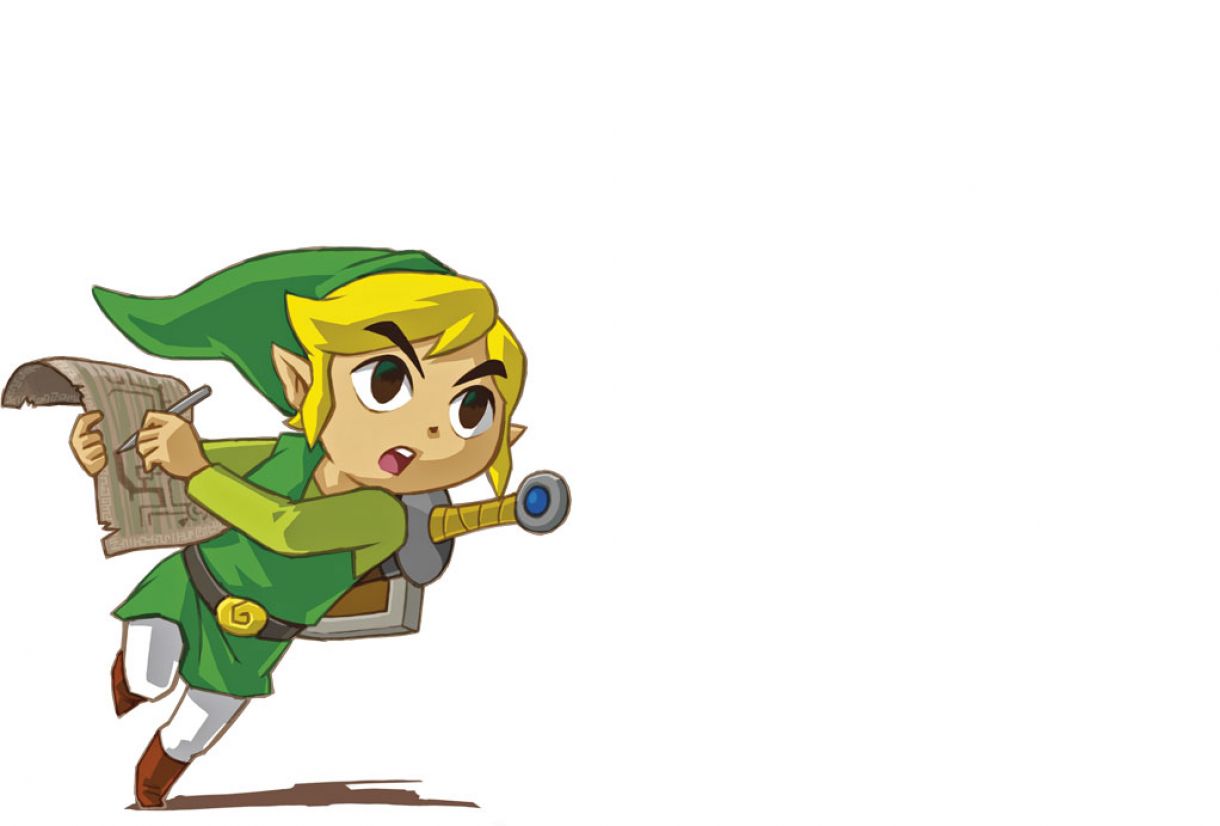 Link, personagem do game 'Legend of Zelda', lançado em 2007