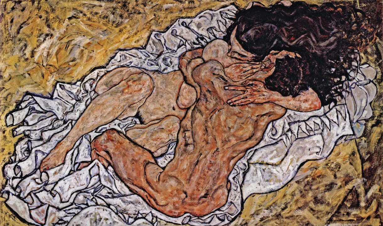 'Pair Embracing' (1917)