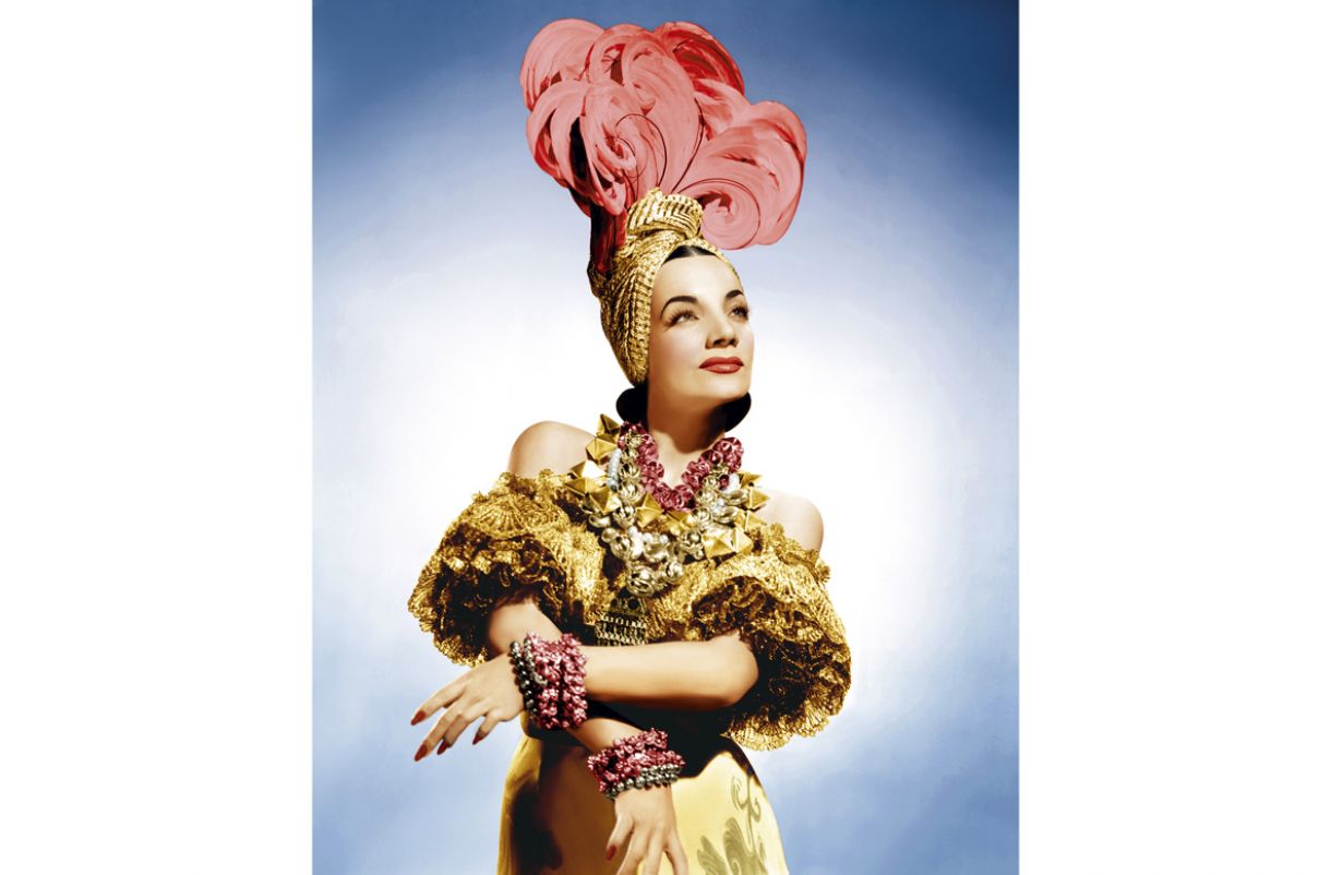 Hollywood disseminou mundialmente a imagem de Carmen Miranda, nos anos 1940