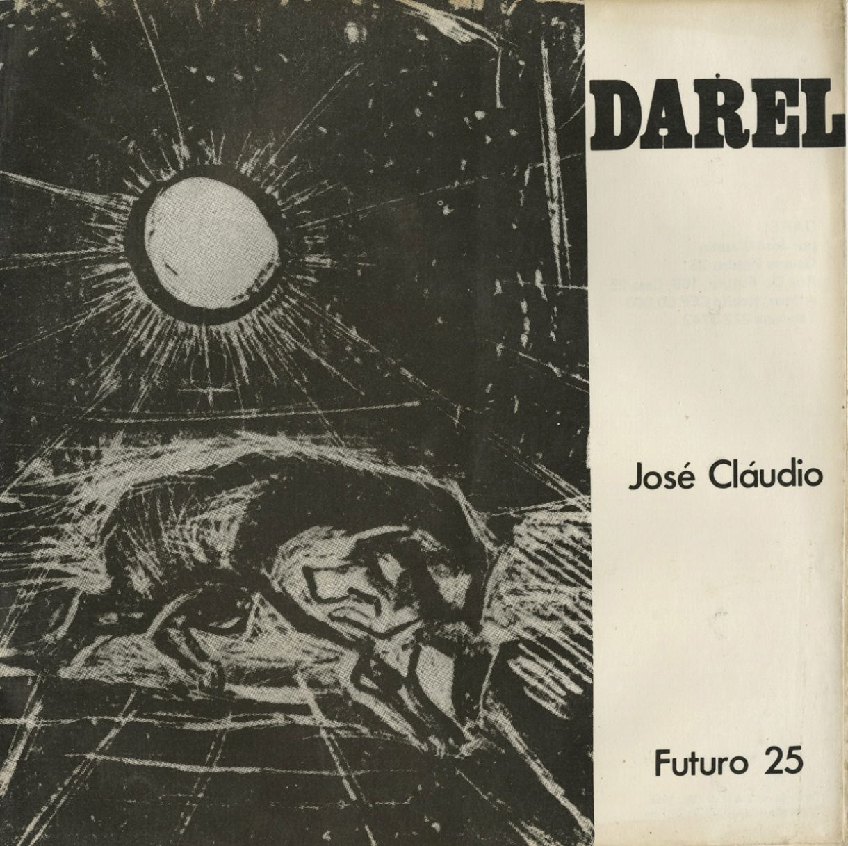 Capa do catálogo da exposição de Darel Valença na galeria Futuro 25