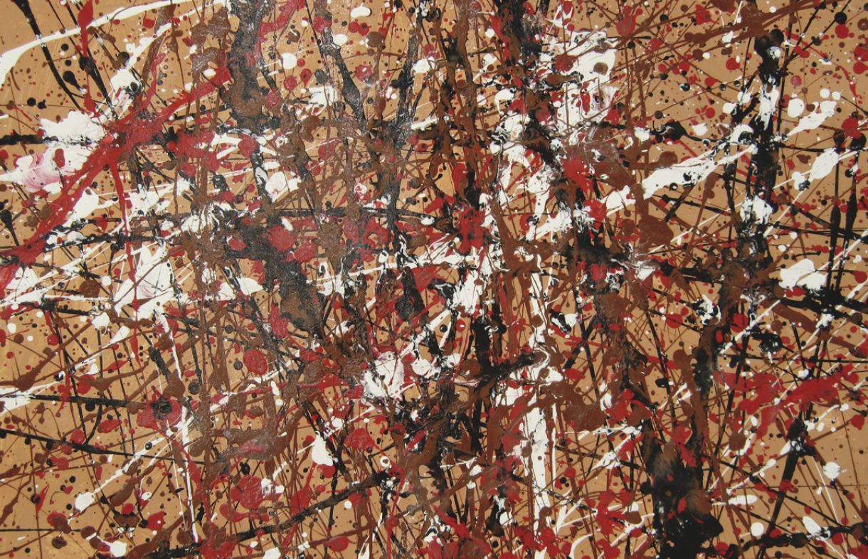 Partindo da tela nua, o artista conferia à pintura a gestualidade que lhe era intrínseca