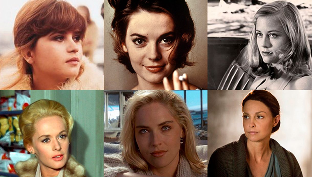 Maria Schneider, Natalie Wood, Cybill Shepherd, Tippi Hedren, Sharon Stone e Ashley Judd