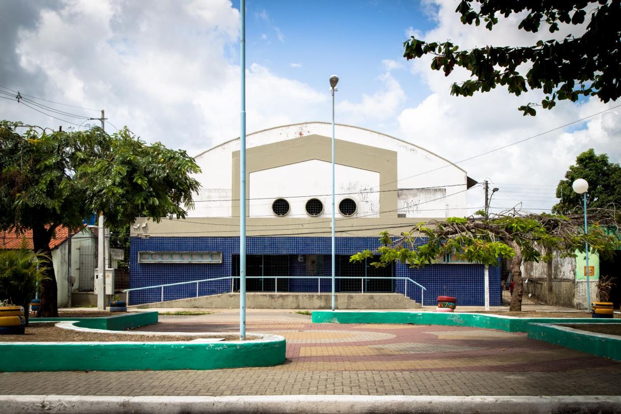 Cine Teatro Bianor Mendonça Monteiro, na Vila da Fábrica, em Camaragibe