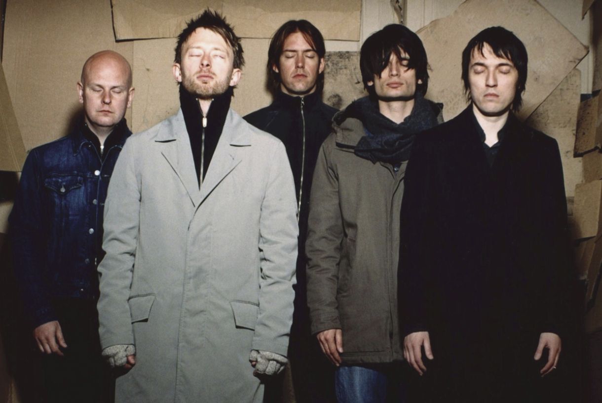 Quinteto é formado por Phil Selway, Thom Yorke, Ed o’Brien, Jonny e Colin Greenwood