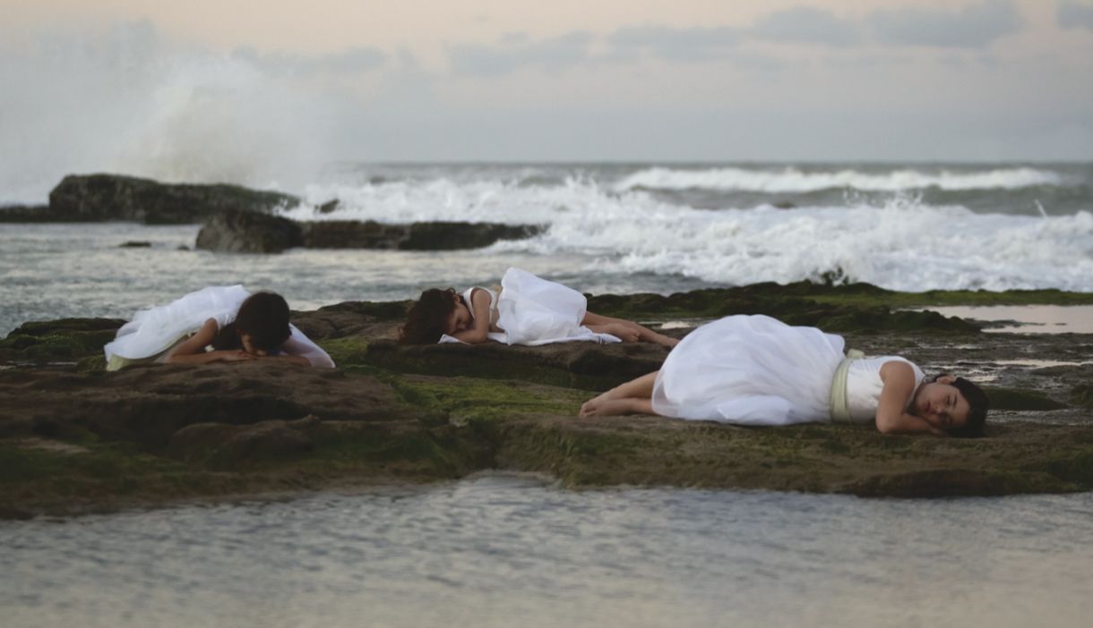 A fotografia de ação foi realizada na praia de Brasília Teimosa, no Recife