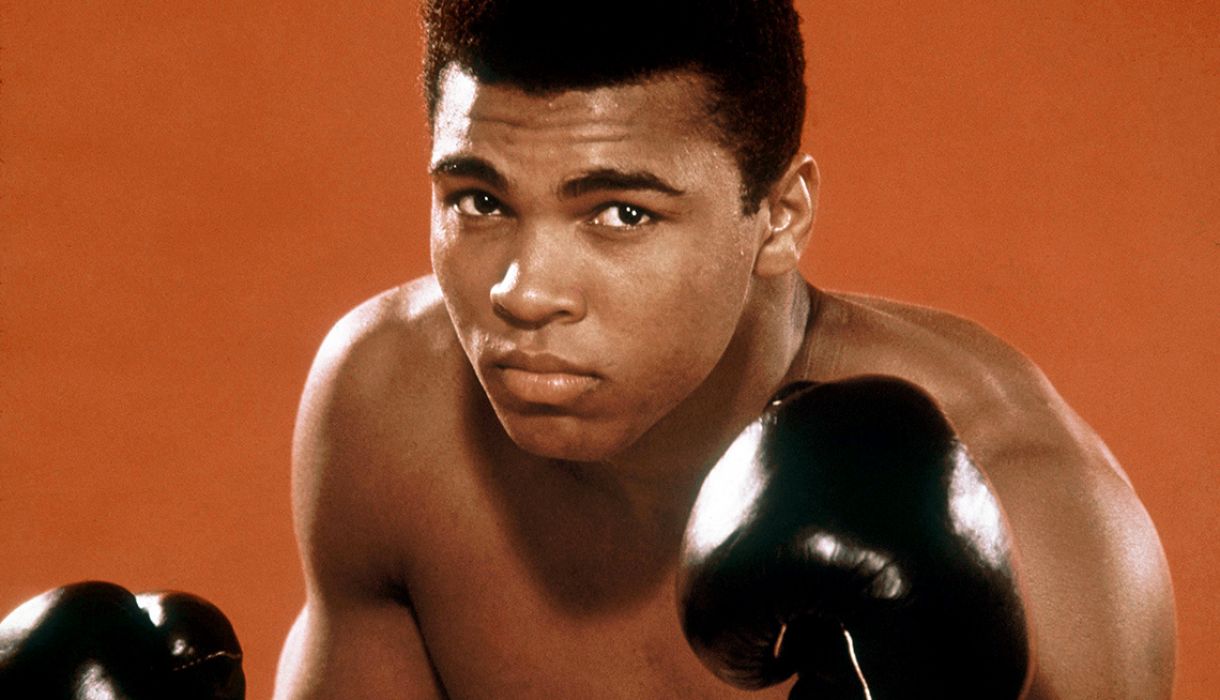 O combatente político Muhammad Ali