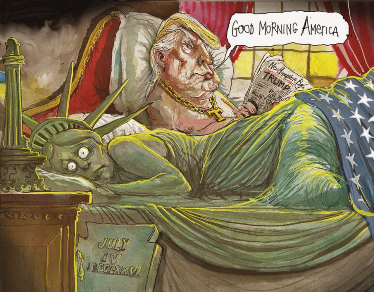 'Good morning America', charge de David Rowe