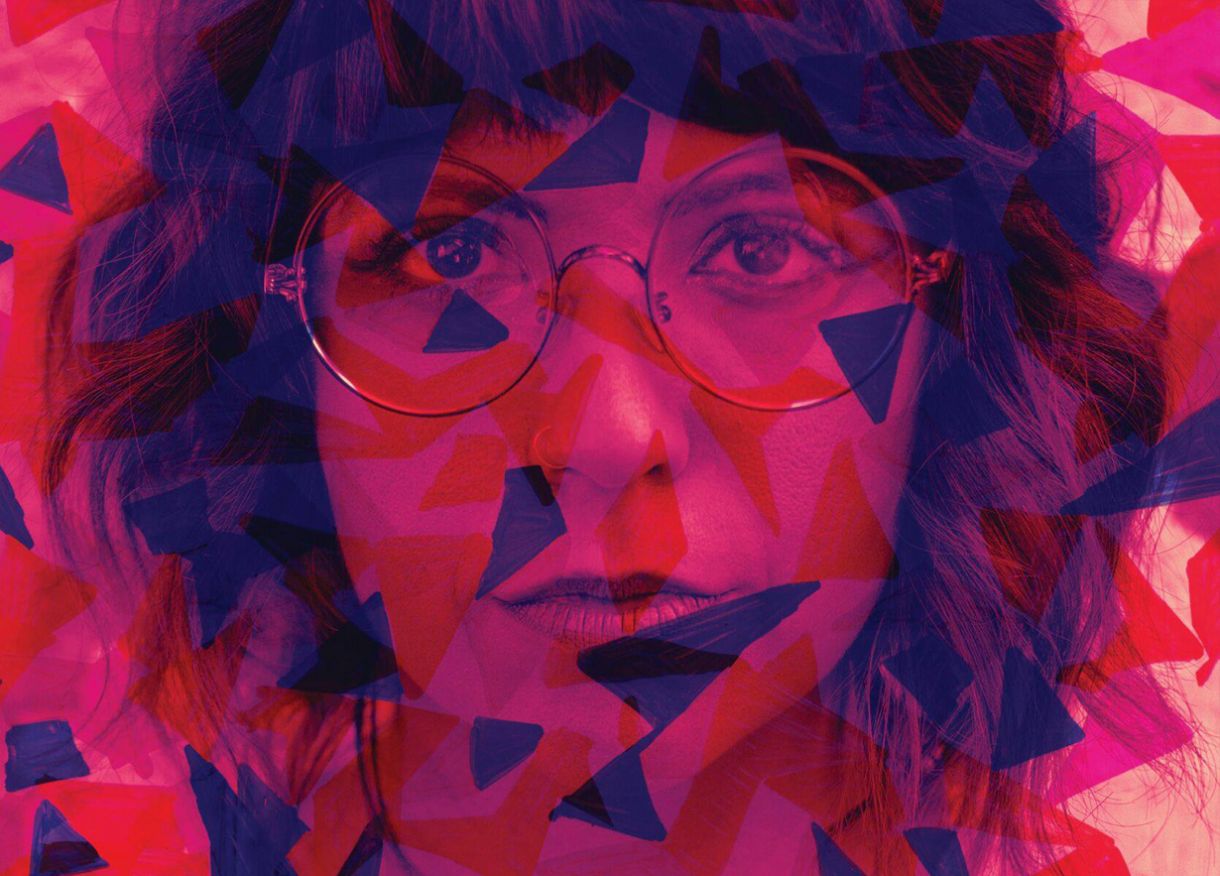 Paula Cavalciuk na capa do disco 'Morte & Vida'