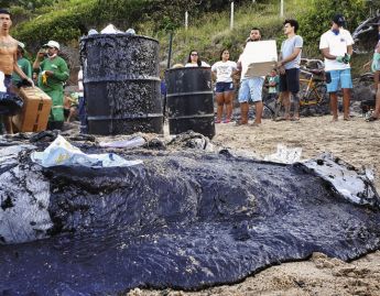 Vazamento de óleo no litoral