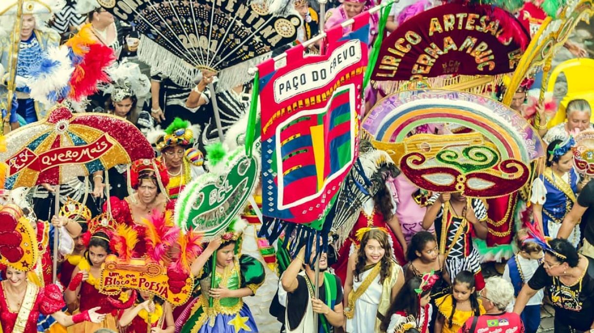 O bloco do Paço do Frevo em carnaval passado