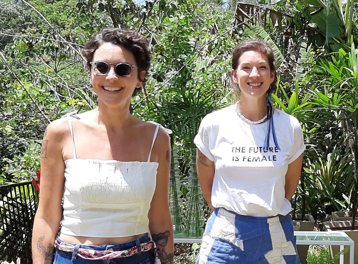 Mariana Maciel e Bruna Albuquerque, respectivamente, idealizadora e curadora do evento