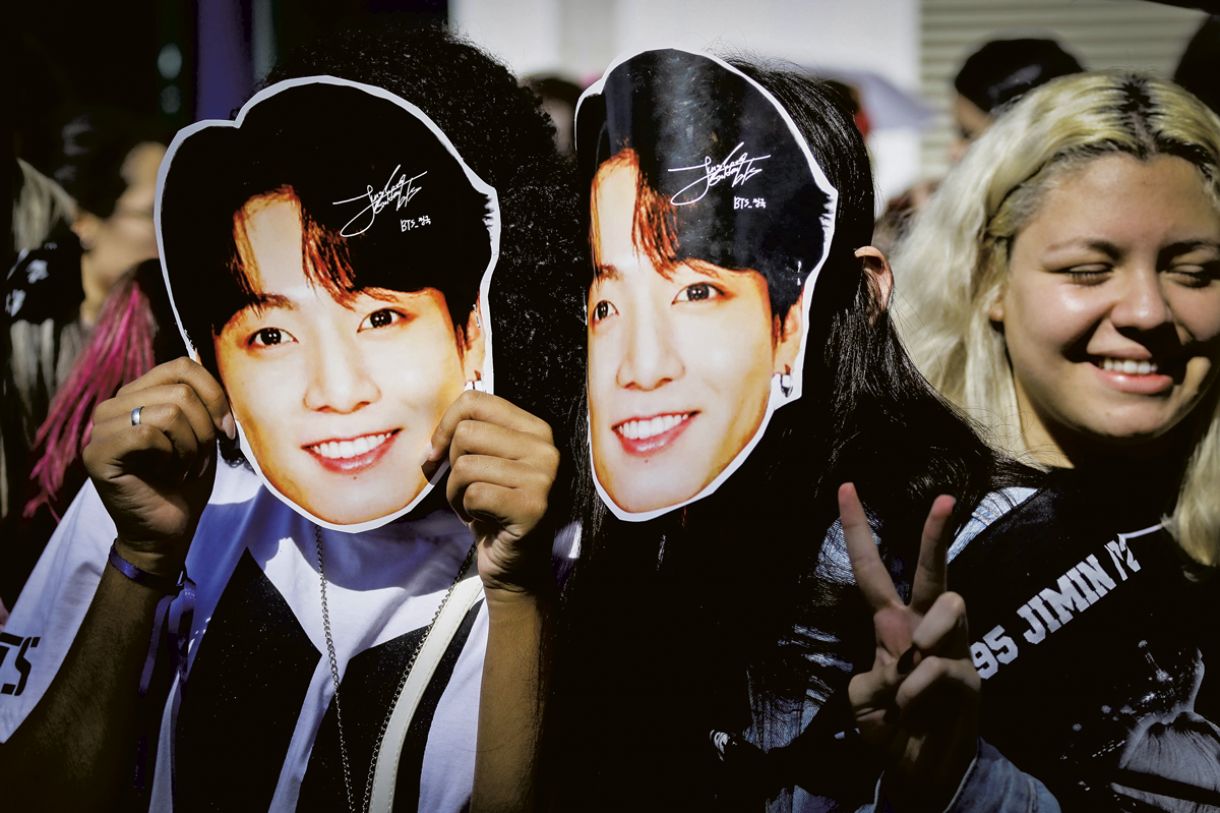 Fãs brasileiros aguardam show do BTS no país, em 2019