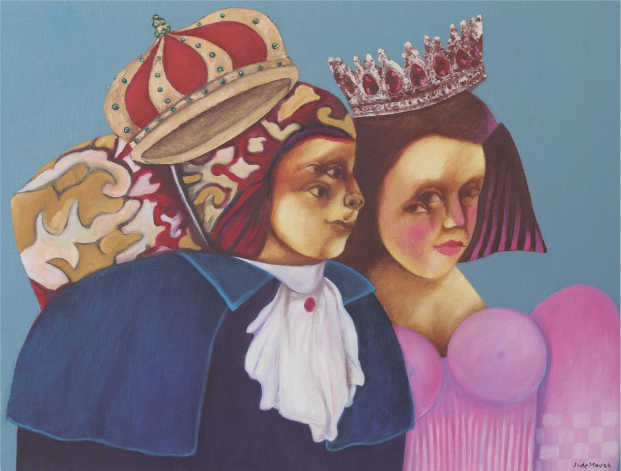 Obras do artista revelam pinceladas precisas e cores intensas