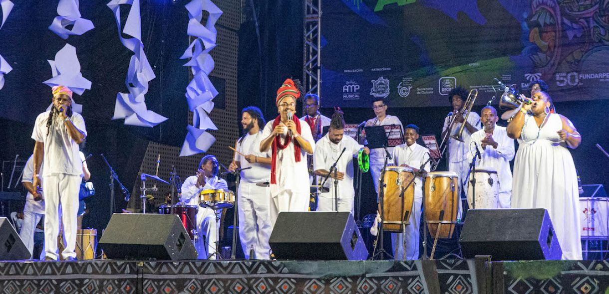 Orquestra Iorubá de Pernambuco no Palco do PREAMP