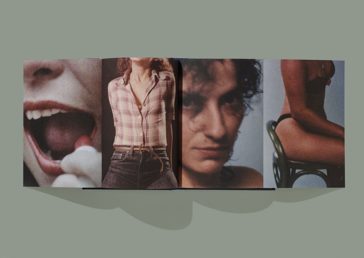 Organização das fotos no livro reproduzem a memória fragmentada da autora