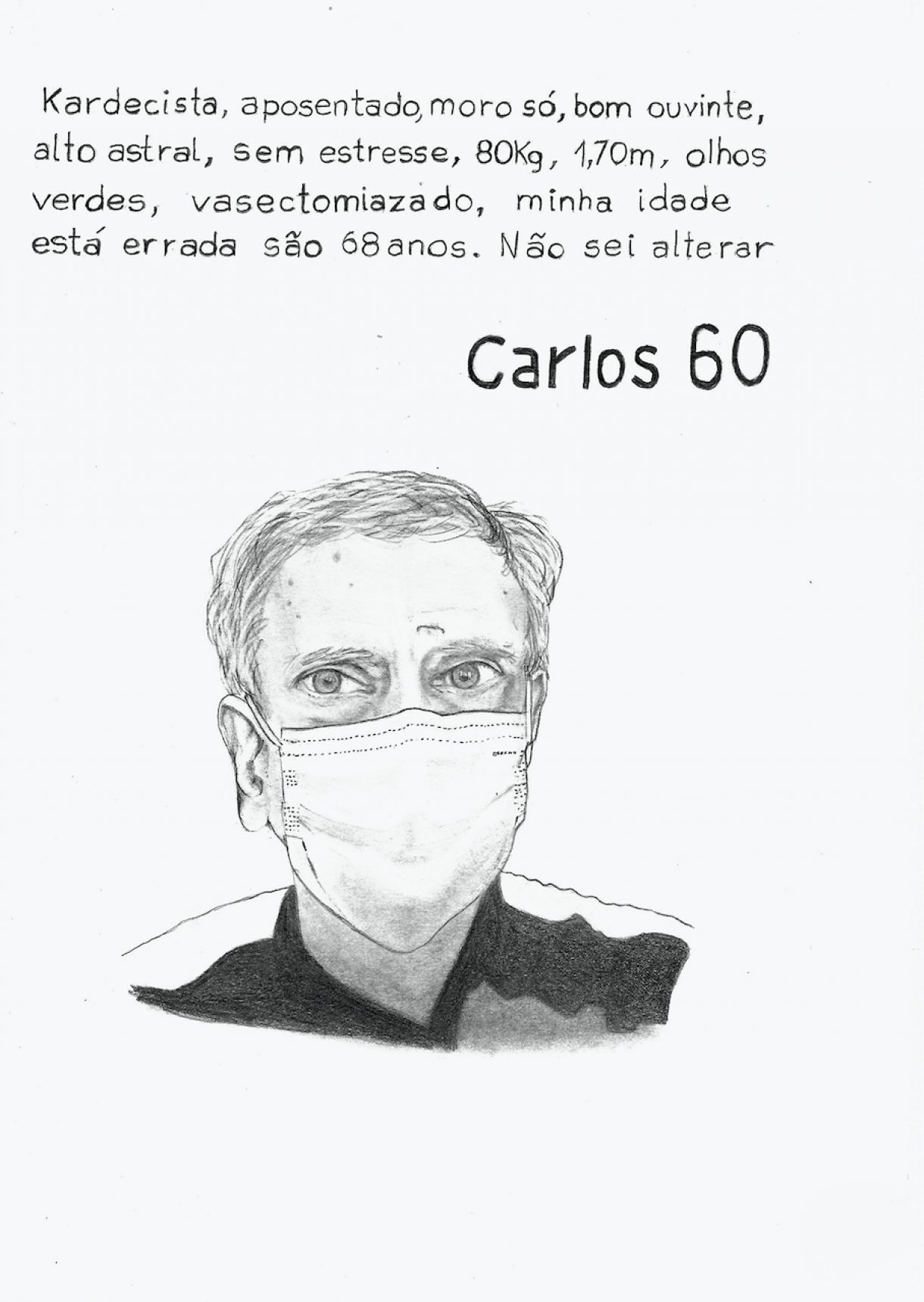 Desenho da série Match!, de Júnia Azevedo, revela humor em textos de sites de relacionamento
