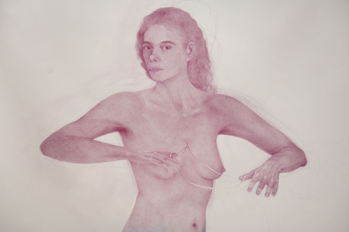 O desenho como extensão do movimento do corpo leva para a superfície do papel a memória do gesto em cada traço