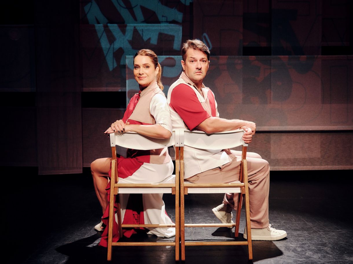 Letícia Spiller e Marcelo Serrado interpretam casal em crise nessa comédia do cotidiano