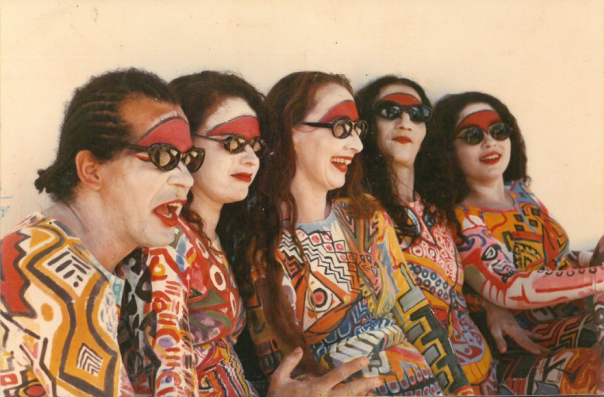 Na foto, elenco da peça Ita, de 1991