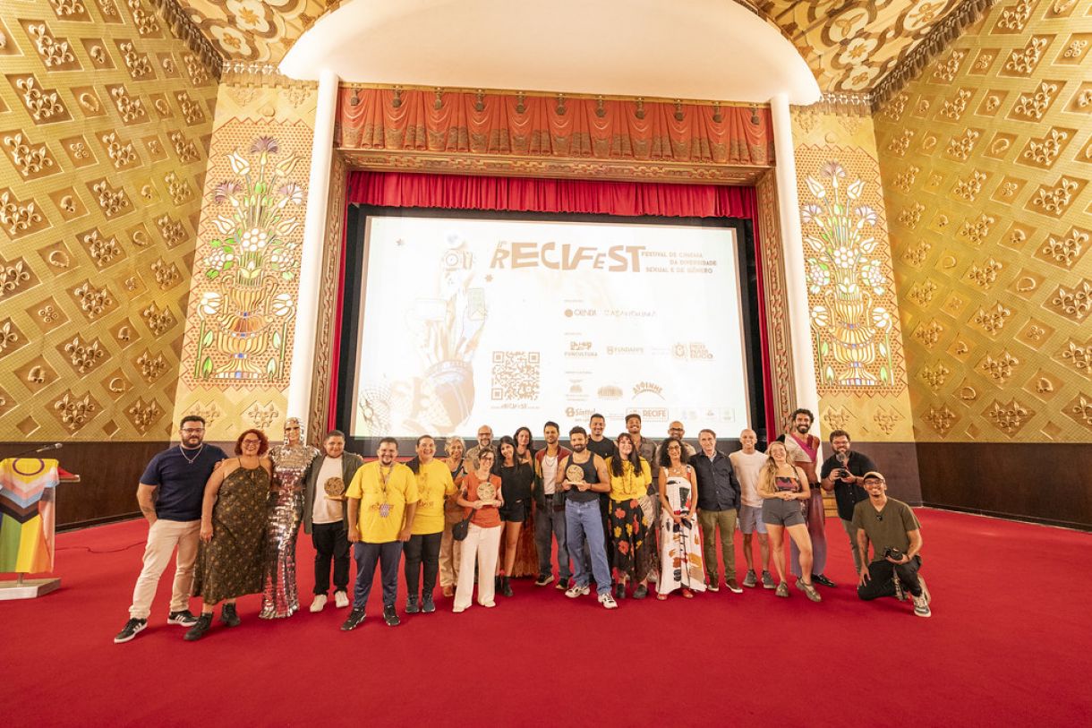 Equipe de produção e premiados do Recifest 2025