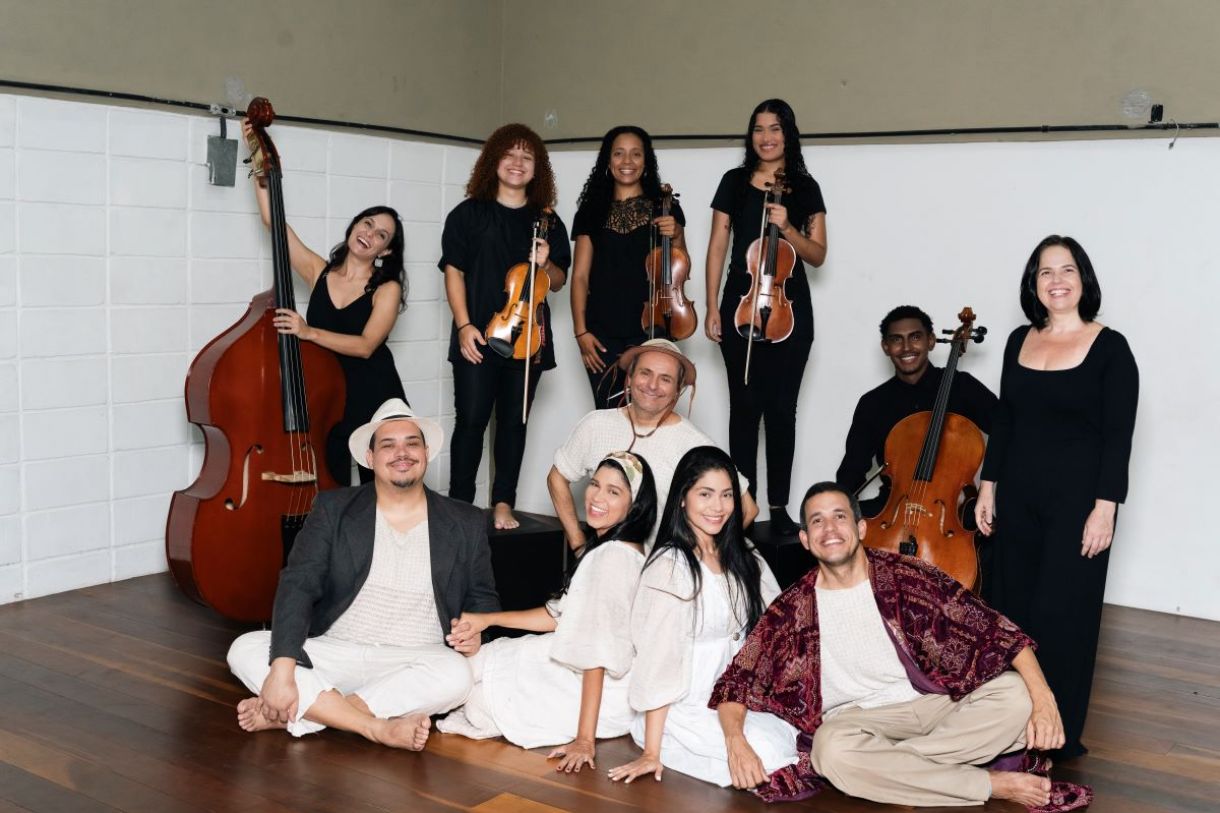Músicos e atores da montagem recifense de 