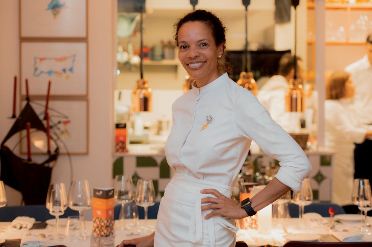 A chef brasileira Alessandra Montagne