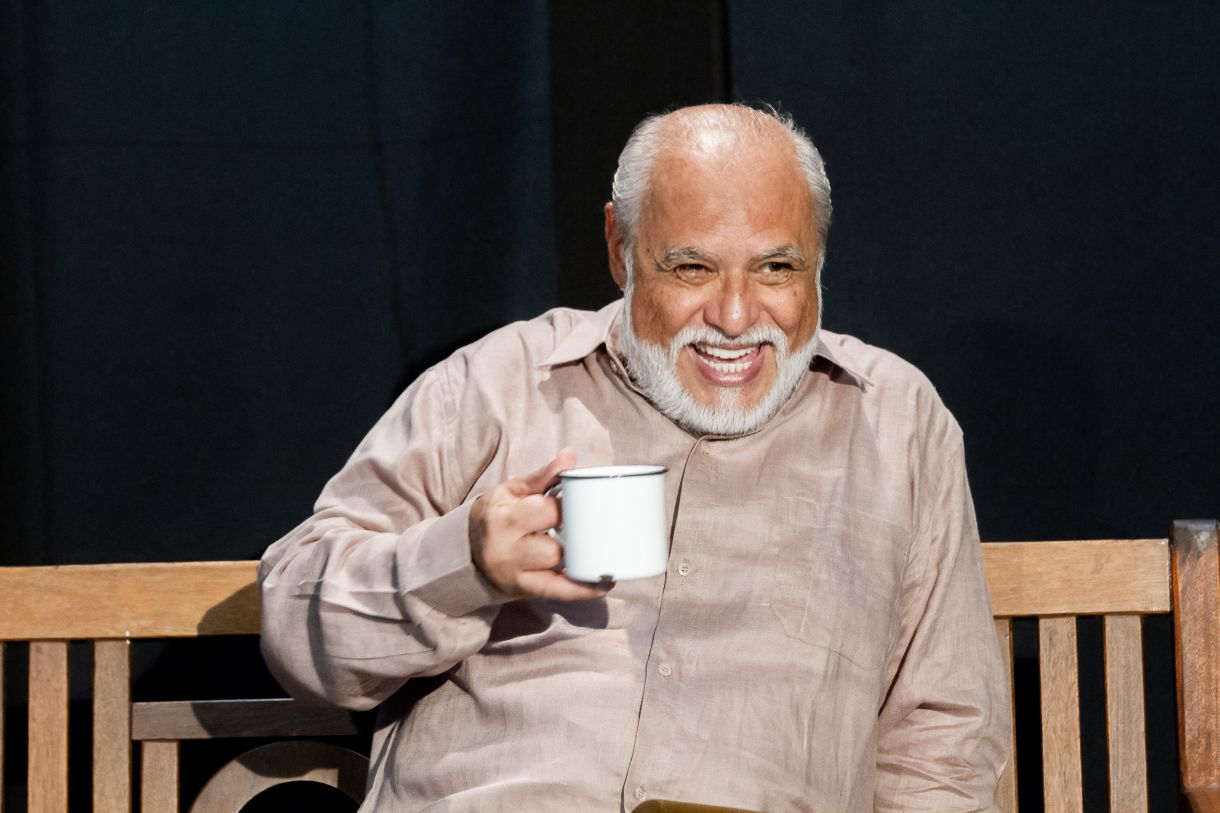 O ator Gilson de Barros em cena da trilogia 