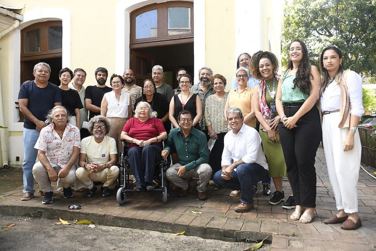 Representantes do Conselho de Cultura, da Fundarpe e do Instituto Capiba