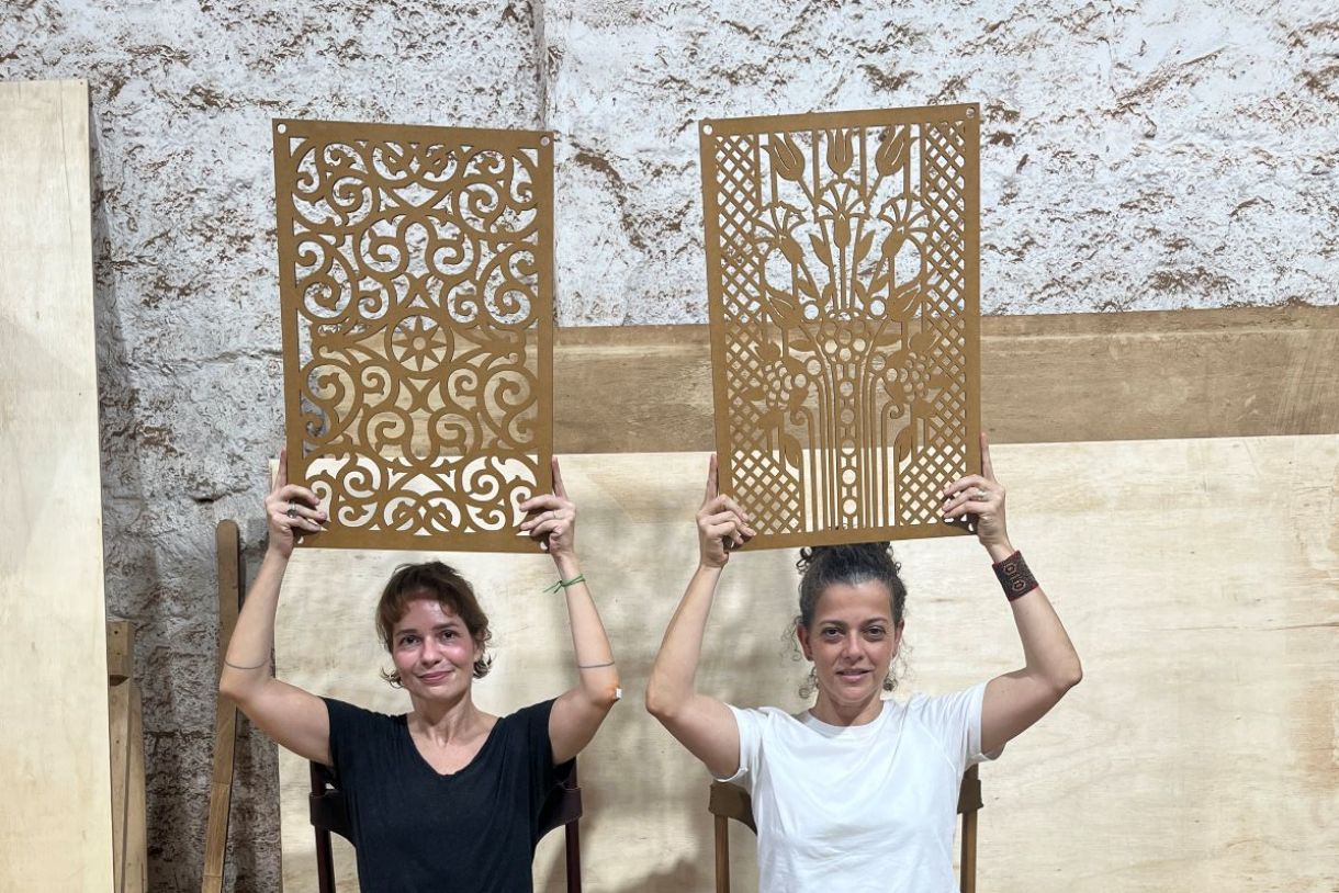 Sofia Lobo e Maria Eduarda Belém misturam fragmentos de diferentes lugares e épocas para criar imagens gráficas