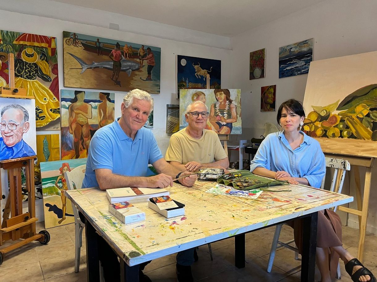 Roberto Ploeg, Renato Valle e Marília Matoso