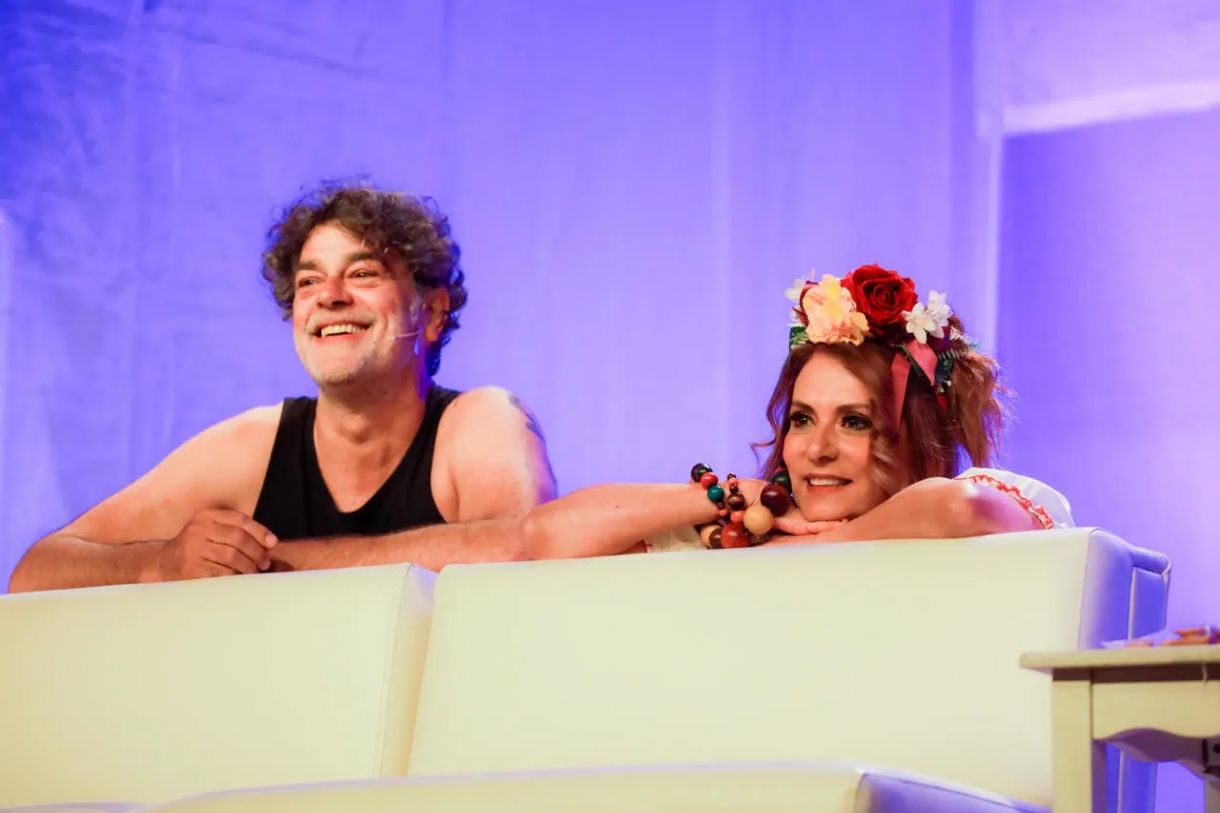 Eduardo Moscovis e Patrycia Travassos