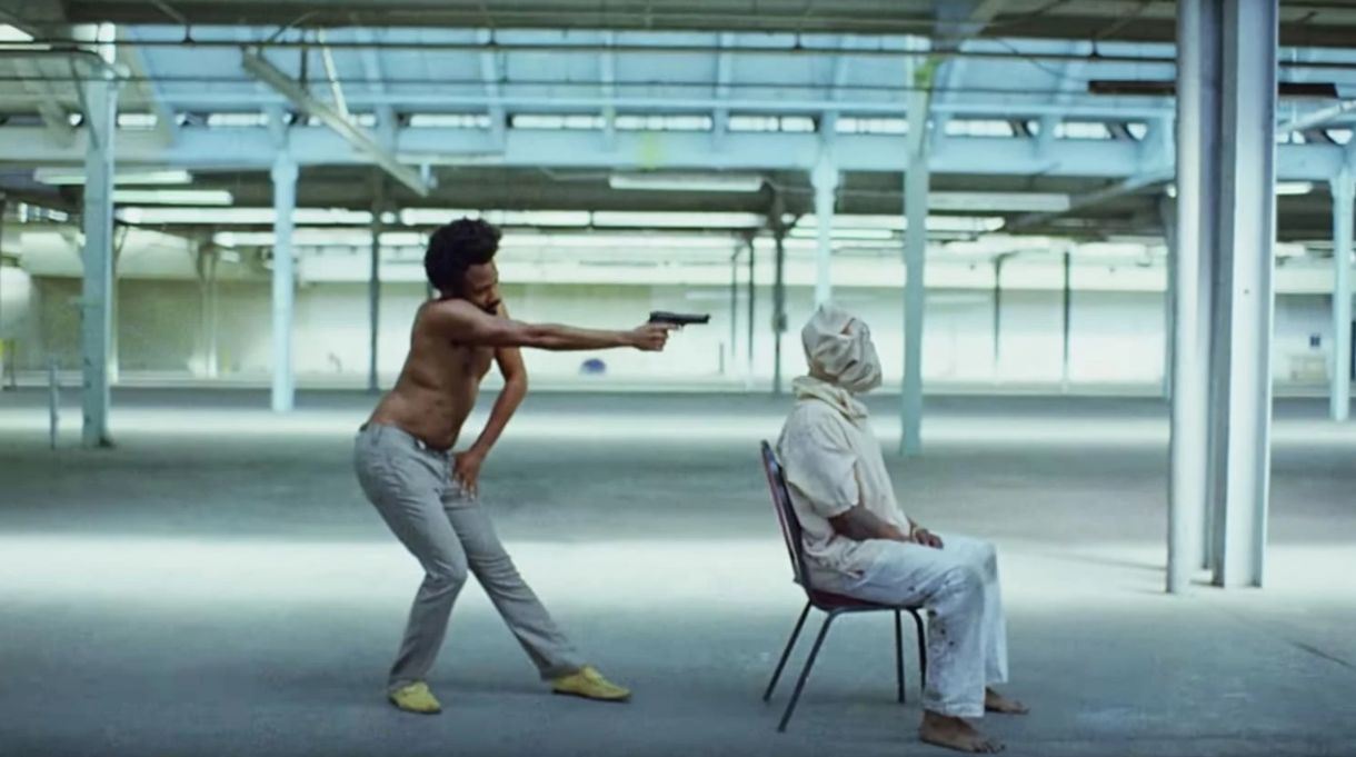 Frame do videoclipe 'This is America', de Childish Gambino