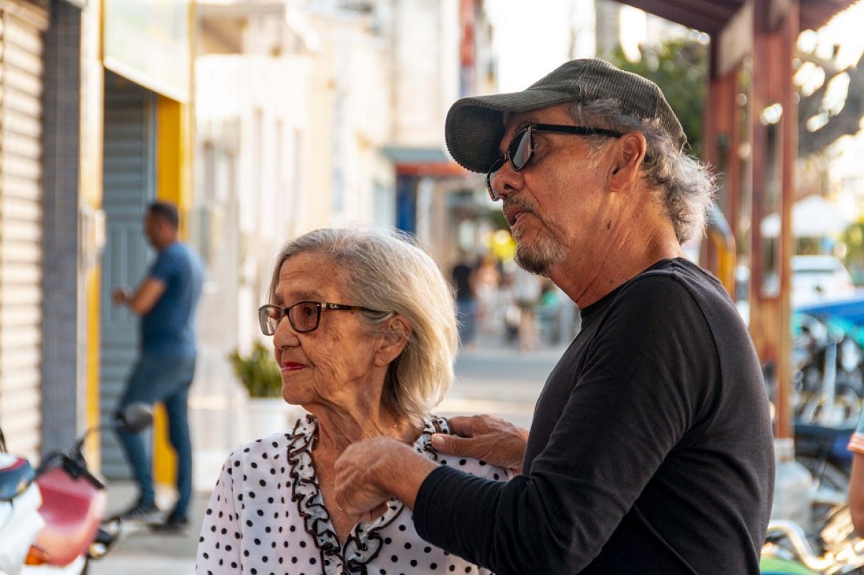 Dona Marise e Lula Terra