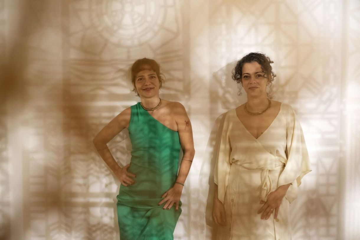 As artistas Sofia Lobo e Maria Eduarda Belém