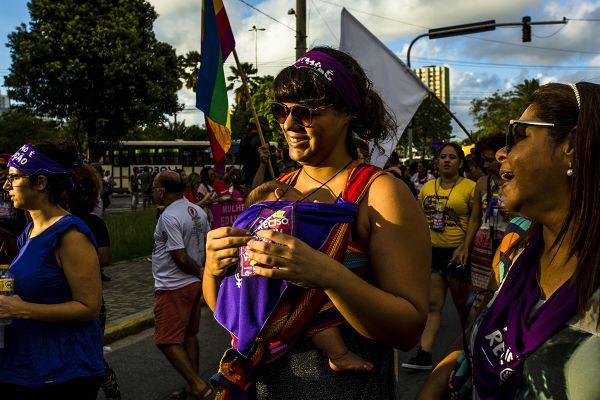 8M, Recife. Avenida Conde da Boa Vista. Foto: Ana Lira