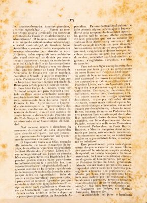 Edição do jornal Desengano aos Brazileiros, editado em Pernambuco, em 1824, pelo jornalista português João Soares Lisboa. Imagem: Monica Ramalho/ Reprodução