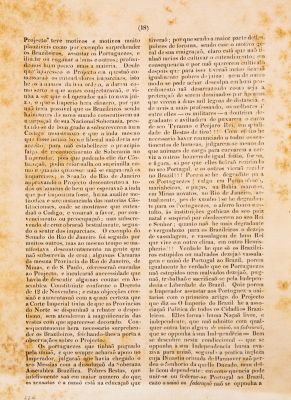 Edição do jornal Desengano aos Brazileiros, editado em Pernambuco, em 1824, pelo jornalista português João Soares Lisboa. Imagem: Monica Ramalho/ Reprodução