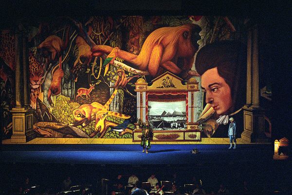 Cenário de Eichbauer para a ópera 'Flauta mágica'